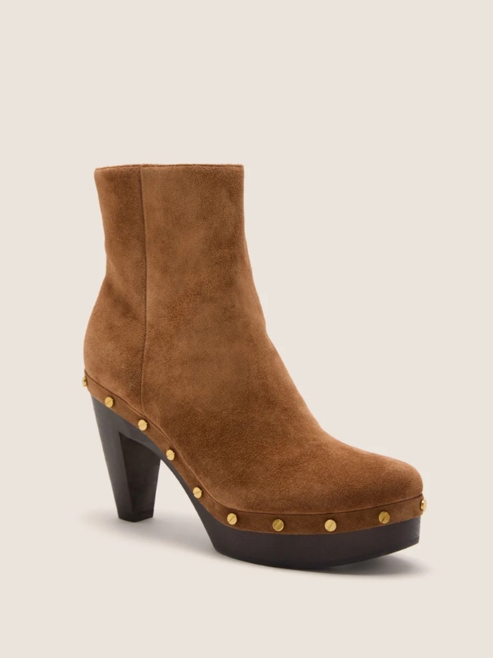 New Veronica Beard Gavi Studded Boot Hazelwood Sz 10